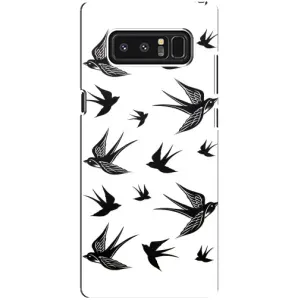 Чохол з пташками на samsung Galaxy Note 8 (VPrint) (Ластівки)