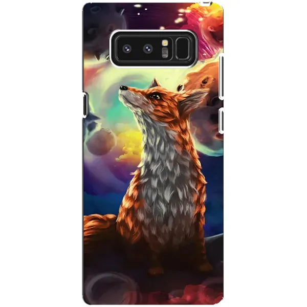 Чохол з принтом «Лисичка в космосі» для Samsung Galaxy Note 8 (N950)