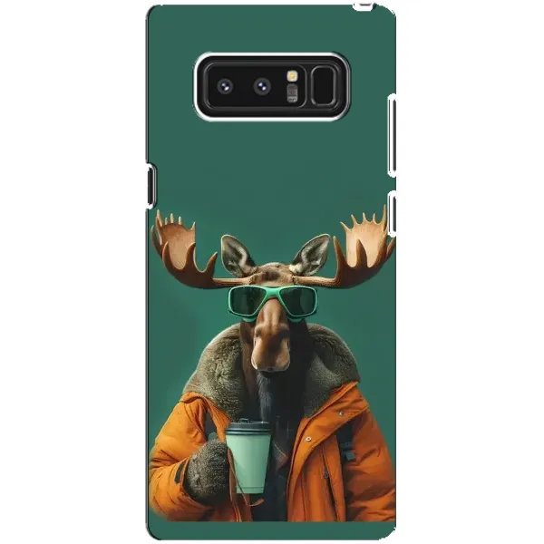 Чехол с принтом «Лось с кофе» для Samsung Galaxy Note 8 (N950) Чехол с принтом «Лось с кофе» для Samsung Galaxy Note 8 (N950)