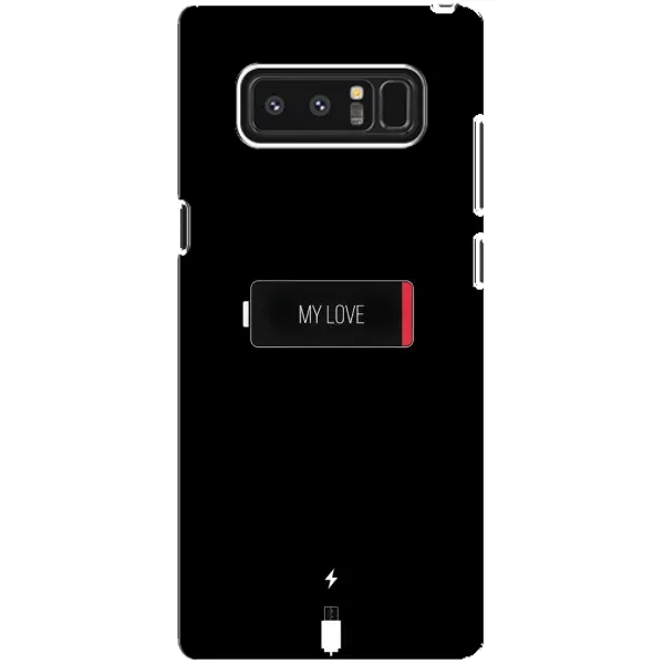 Чохол з принтом «Love battery» для Samsung Galaxy Note 8 (N950)