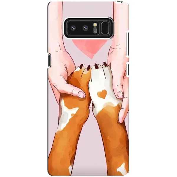 Чохол з принтом «Любовь до собак» для Samsung Galaxy Note 8 (N950)