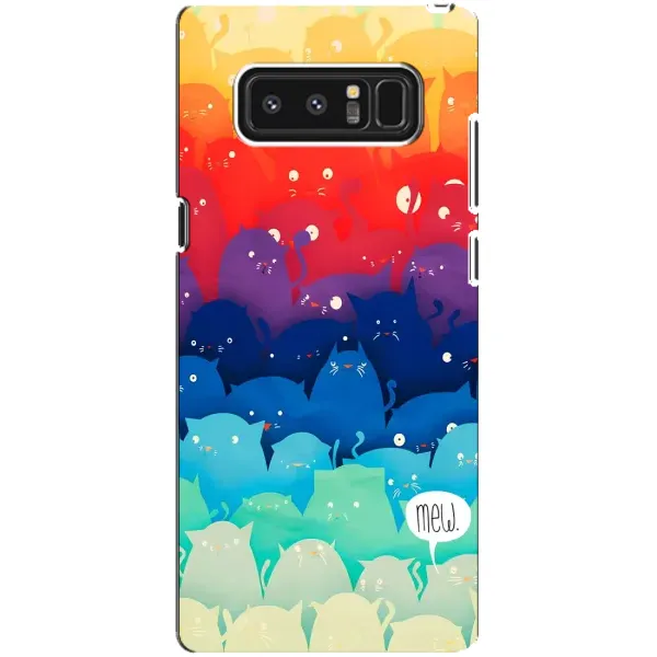 Чохол з принтом «Mew» для Samsung Galaxy Note 8 (N950)