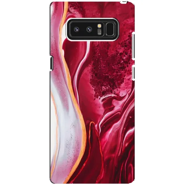 Чохол з принтом «Мрамор червоний» для Samsung Galaxy Note 8 (N950)