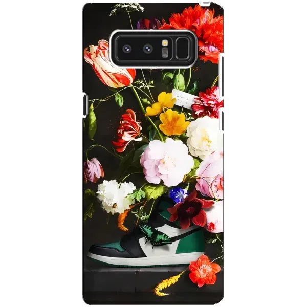 Чохол з принтом «Nike цветы» для Samsung Galaxy Note 8 (N950)