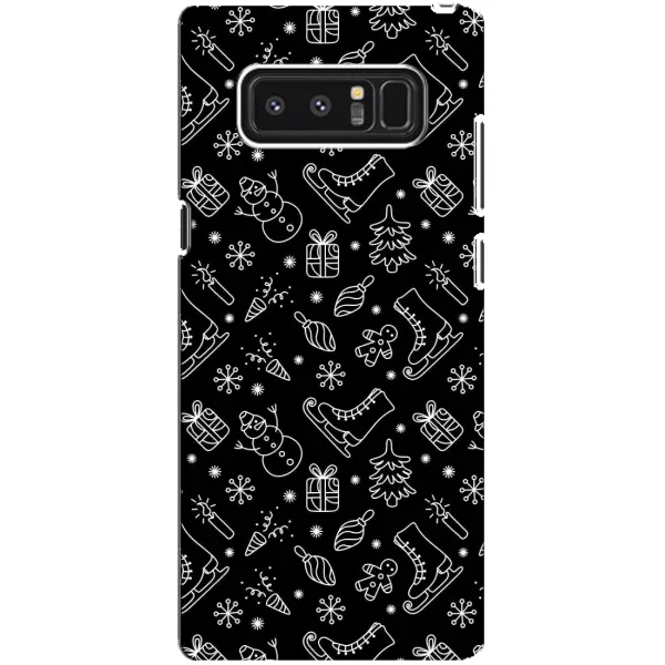 Чехол с принтом «Новогодний фон» для Samsung Galaxy Note 8 (N950) Чехол с принтом «Новогодний фон» для Samsung Galaxy Note 8 (N950)