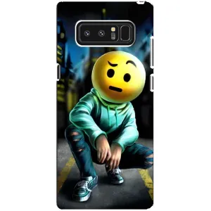 Чохол для Самсунг Ноут 8, N950 - (AlphaPrint) з принтом (ТОП продажів) (Хлопець смайл)