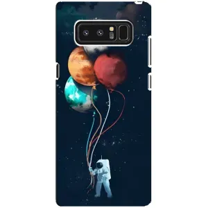 Космічні Чохли для Самсунг Ноут 8, N950 (VPrint) (Планети кульки)