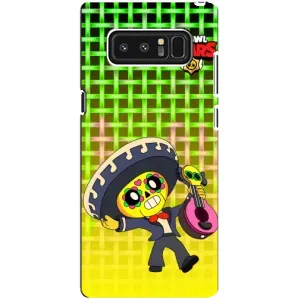 Чехлы Brawl Stars для samsung Galaxy Note 8 (AlphaPrint) (Поко в самбреро)