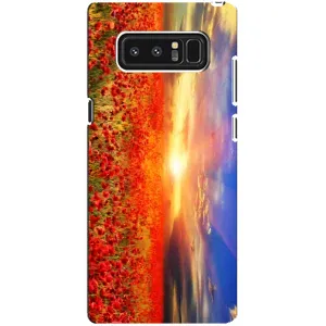 Чохол з картинкою (Стильні) Самсунг Ноут 8, N950 - (AlphaPrint) (Поле тюльпанів)