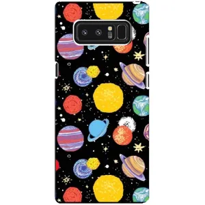 Космічні Чохли для Самсунг Ноут 8, N950 (VPrint) (Намальовані планети)