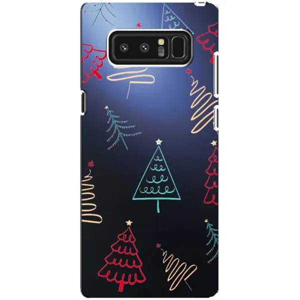 Чехол с принтом «Рождественские елки» для Samsung Galaxy Note 8 (N950)