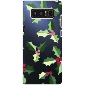Зимні Чохли для Самсунг Ноут 8, N950 - прозорий фон (Різдвяний фон)