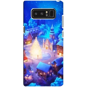 Чехол с принтом «Рождественский город» для Samsung Galaxy Note 8 (N950)