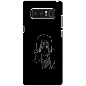 Чохли на тему: Ітачи Учіха для samsung Galaxy Note 8 (AlphaPrint) (силует Ітачі)