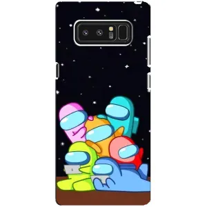 Чохли Амонг Ас для samsung Galaxy Note 8 (AlphaPrint) (Скіни в космосі)
