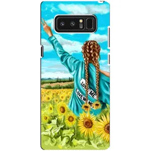 Чохол для Патріота України samsung Galaxy Note 8 - (AlphaPrint) (Україночка)