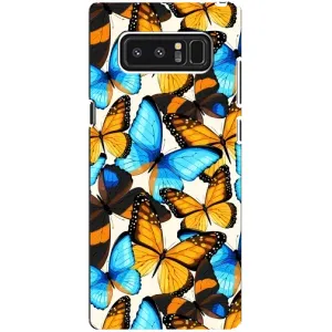 Чохол з принтом для Самсунг Ноут 8, N950 - (Прикольні) (AlphaPrint) (Яскраві метелики)