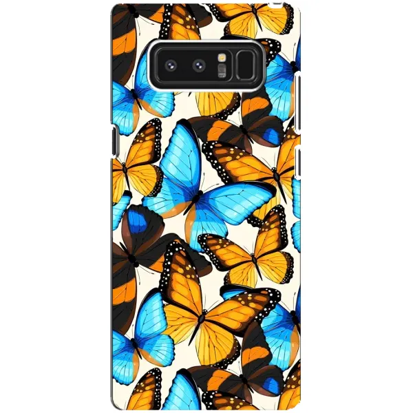 Чехол с принтом «Яркие бабочки» для Samsung Galaxy Note 8 (N950)