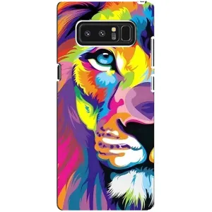 Чохол з картинкою ЛЕВ для samsung Galaxy Note 8 (VPrint) (Яскравий Лев)