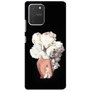 Чехлы (ART) Цветы на Samsung Galaxy S10 Lite (VPrint) (Білі квіти)