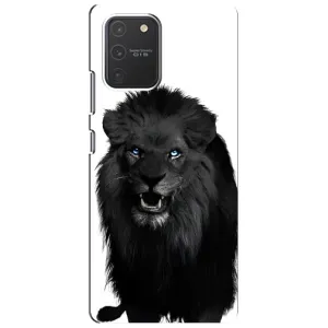 Чохли з картинкою животних Samsung Galaxy S10 Lite (Чорний ЛЕВ)