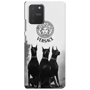 Чохли VERSACE для Самсунг Гелексі S10 Лайт (PREMIUMPrint) (Доберман Версаче)