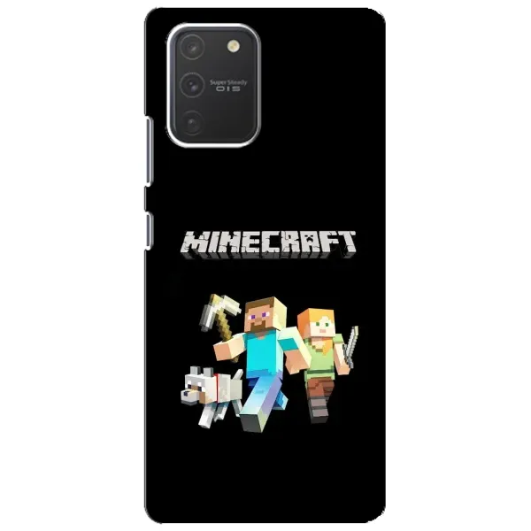 Чехол с принтом «герои Minecraft» для Samsung Galaxy S10 Lite