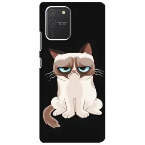 Чохол з принтом для Samsung Galaxy S10 Lite (AlphaPrint) Модні коти (Сумний кіт)