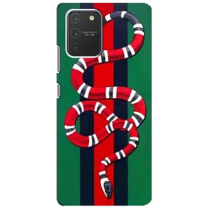 Чохли  GUCCI для Самсунг Гелексі S10 Лайт (AlphaPrint) (Gucci змія)