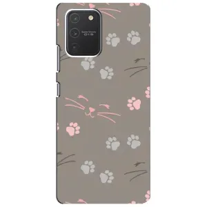 Чохол з малюнком кіт на Samsung Galaxy S10 Lite (Лапи і вуса)