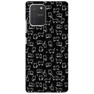 Чохол з принтом для Samsung Galaxy S10 Lite (AlphaPrint) Модні коти (Маленькі котики)