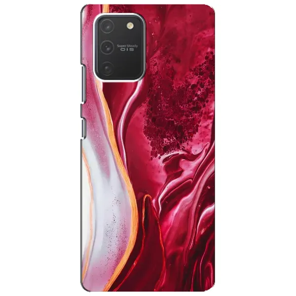 Чохол з принтом «Мрамор червоний» для Samsung Galaxy S10 Lite