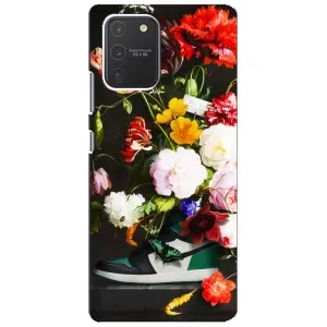 Бренднові Чохли для Samsung Galaxy S10 Lite - (PREMIUMPrint) (Nike цветы)