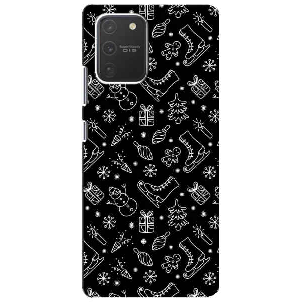 Чехол с принтом «Новогодний фон» для Samsung Galaxy S10 Lite