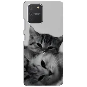 Чохол з малюнком кіт на Samsung Galaxy S10 Lite (Пара котів)