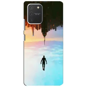 Чохол з людиною павуком для Samsung Galaxy S10 Lite - (AlphaPrint) (Людина павук)