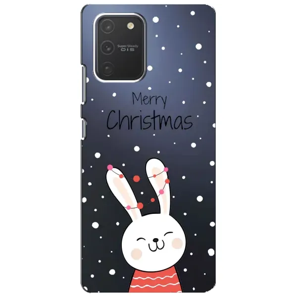 Чехол с принтом «Рождественский заяц» для Samsung Galaxy S10 Lite Чехол с принтом «Рождественский заяц» для Samsung Galaxy S10 Lite