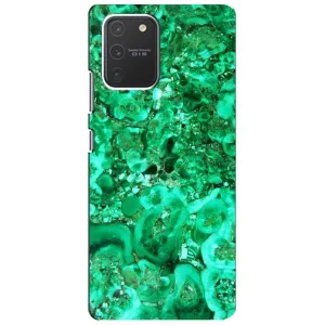 Мраморный чехол на Samsung Galaxy S10 Lite (VPrint) (Салатный Мрамор)