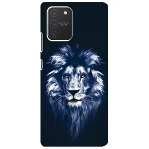 Чохол з картинкою ЛЕВ для Samsung Galaxy S10 Lite (VPrint) (Синій Лев)