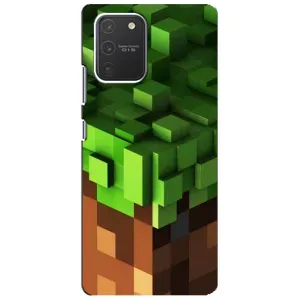 Чохол Майнкрафт на Samsung Galaxy S10 Lite (AlphaPrint) Minecraft (текстура Майнкрафт)