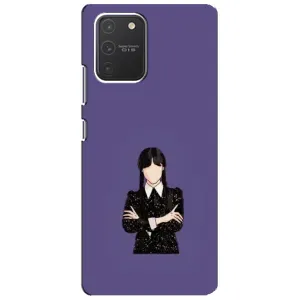Чохли Венсдей на Samsung Galaxy S10 Lite Уенсдей (AlphaPrint) (Венздей у чорному)