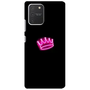 Чохол з Короною Самсунг Гелексі S10 Лайт - (AlphaPrint) (Яскрава корона)