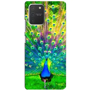 Чохол з пташками на Samsung Galaxy S10 Lite (VPrint) (Яскравий Павлин)