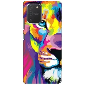 Чохол з картинкою ЛЕВ для Samsung Galaxy S10 Lite (VPrint) (Яскравий Лев)