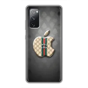 Чехлы ГУЧЧИ для Самсунг С20 ФЕ (AlphaPrint) (Apple gucci)