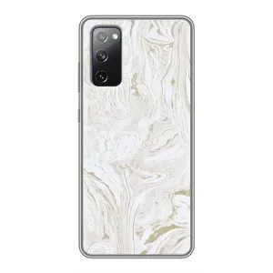 Мраморный чехол на Samsung Galaxy S20 FE (VPrint) (Белый мрамор)