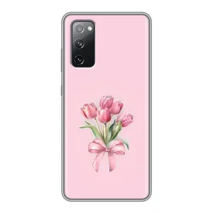 Чехол с розовым рисунком для Samsung Galaxy S20 FE (Букет цветов)