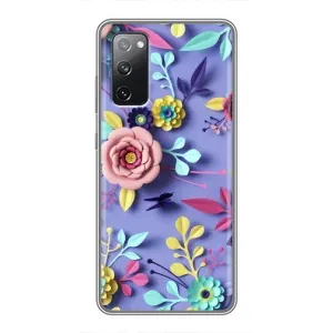 Чехлы с Цветами для Samsung Galaxy S20 FE (VPrint) (Цветочный дизайн)