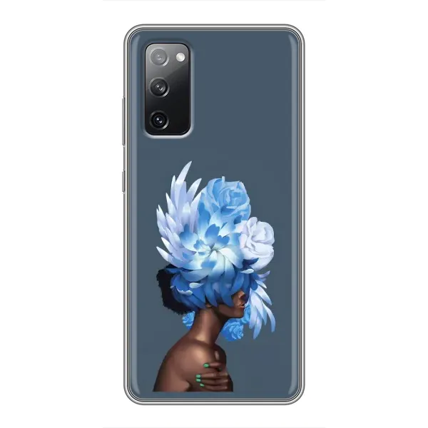 Чехол с принтом «Цветы на голове» для Samsung Galaxy S20 FE