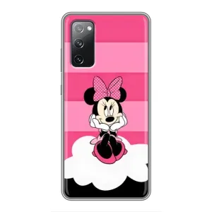 Эксклюзивный чехол для Samsung Galaxy S20 FE (AlphaPrint - Мультяшные) (Девочка Maus)